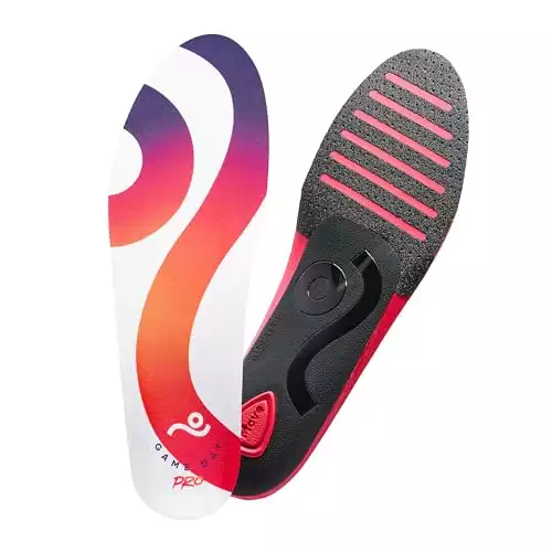 Move Game Day Pro Ultimate Performance Insoles for Men/Women- Composite Heel and Reactive Stability for Basketball, Active Lifestyle, Running, and Athletics