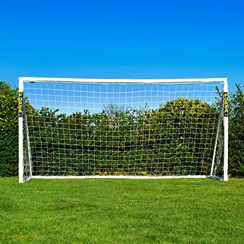 FORZA Soccer Goal [12ft x 6ft] - Soccer Goals for Backyard | Adult & Kids Soccer Goal | Soccer Training Equipment | Optional Soccer Accessories Upgrades (Goal Only)…